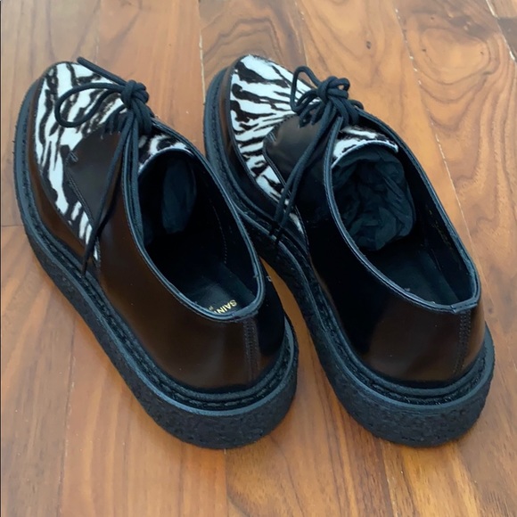 Saint Laurent Zebra Print Creepers - Picture 6 of 15